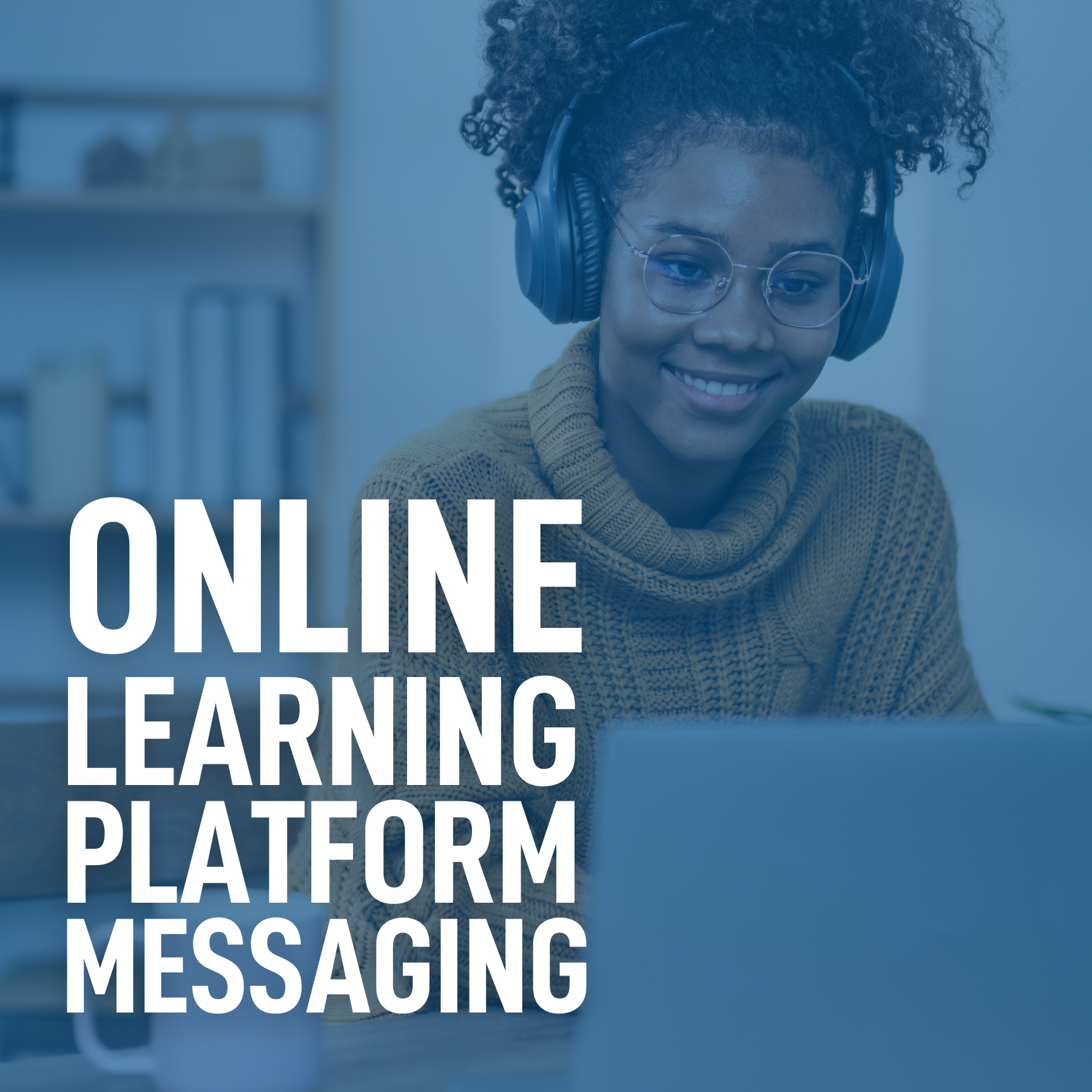 Online learning platform messaging icon